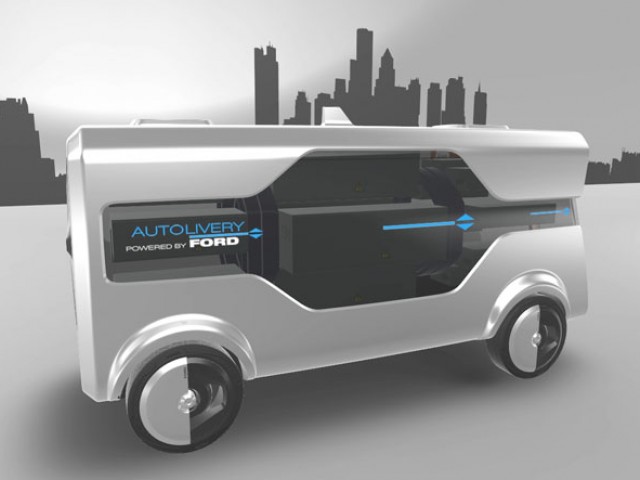 Ford muestra en el Mobile World Congress un innovador servicio de entrega a través de vehículos autónomos y drones
