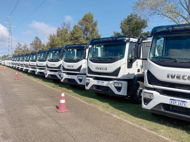 Intendencia de Maldonado incorpora camiones IVECO para reforzar su desempeño