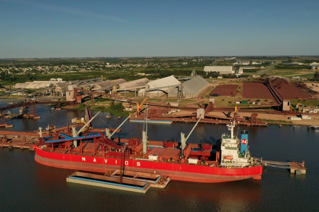 Navios South American Logistics Inc. celebra la ampliación de su puerto en Nueva Palmira, Uruguay