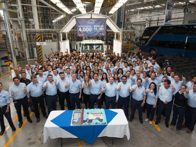 MAN Latin America celebró 4,000 unidades producidas en planta de México
