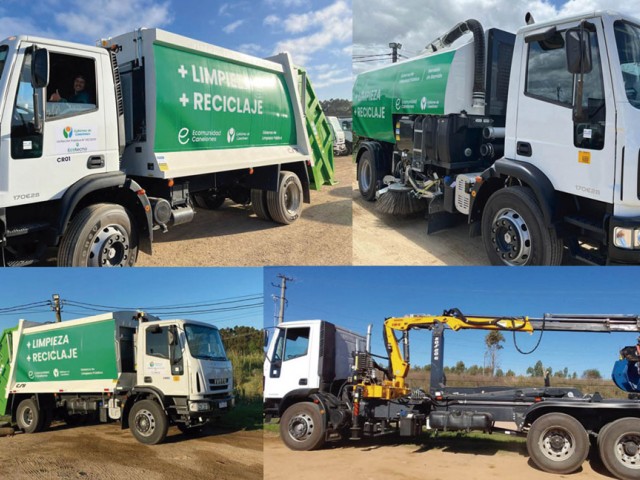 Recolección de residuos y saneamiento de Canelones se realizará con camiones IVECO