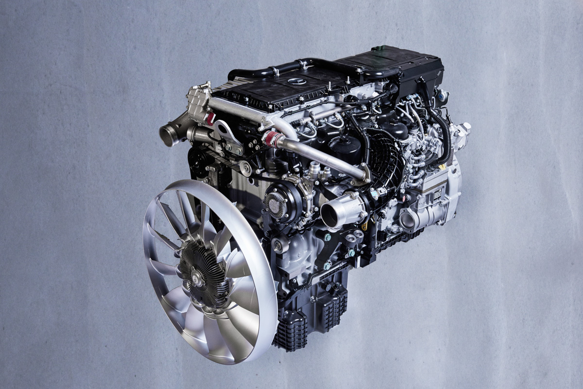 Estreno mundial: Mercedes-Benz Trucks presenta la última generación de motores