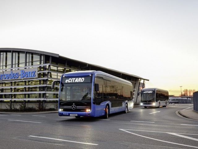 Récord para Mercedes-Benz: 55,555 autobuses Citaro producidos. Y el autobús de aniversario es un eCitaro destinado a Suecia