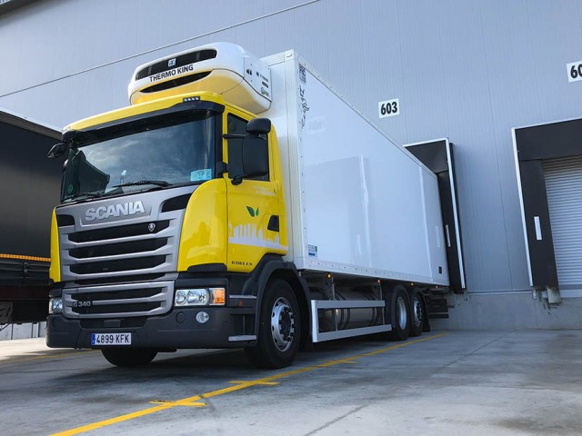 Un Scania a GNL en el exigente tráfico de Barcelona