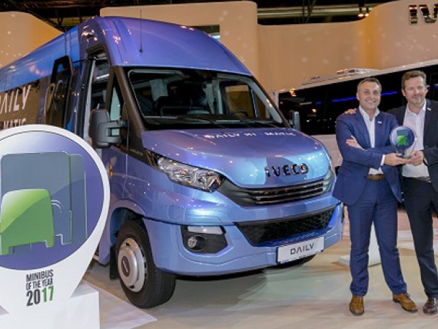 El IVECO Daily Tourys es proclamado ‘International Minibus of the Year 2017’