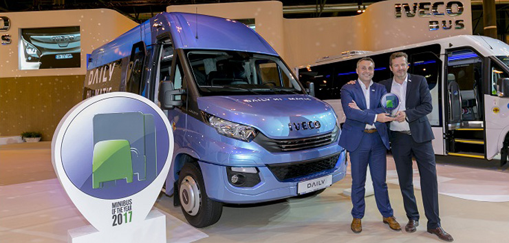 El IVECO Daily Tourys es proclamado ‘International Minibus of the Year 2017’
