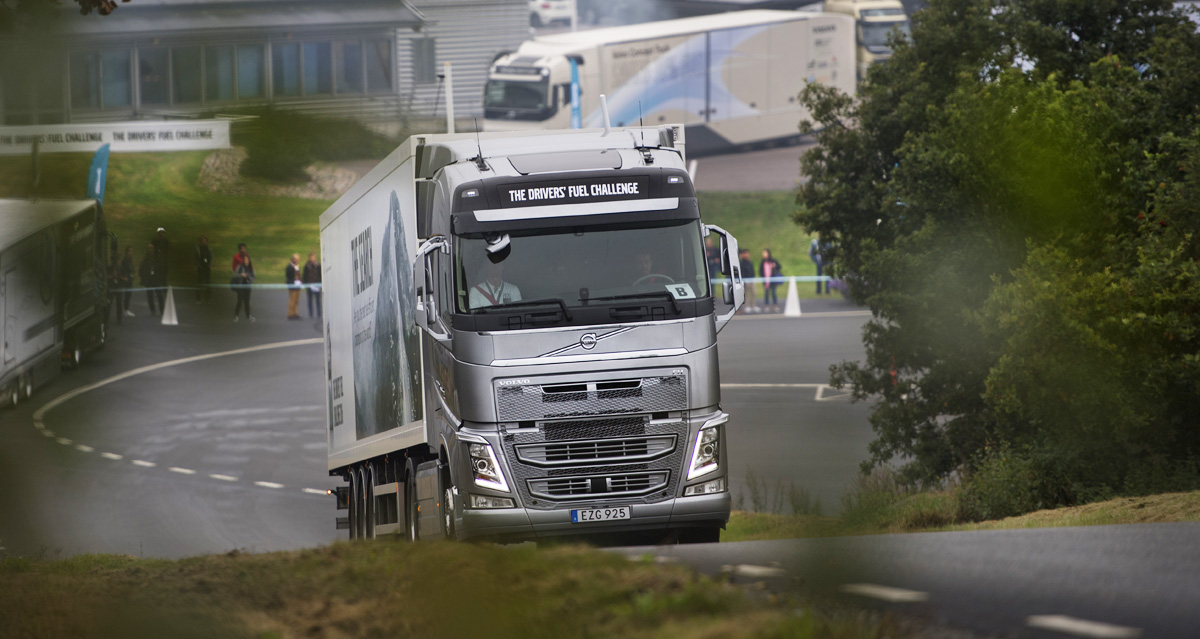 El Drivers’ Fuel Challenge de Volvo puso a prueba a los conductores de camión más eficientes