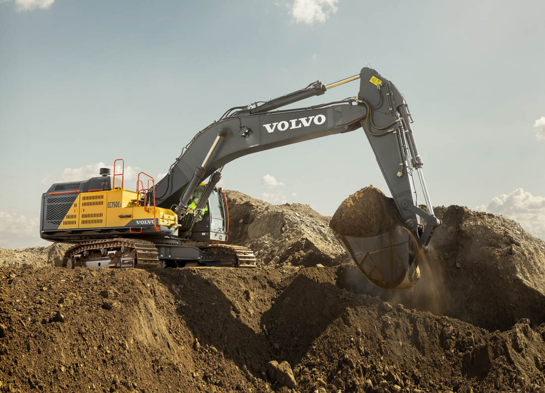 La Volvo EC750E de 75 toneladas optimiza la productividad y los beneficios