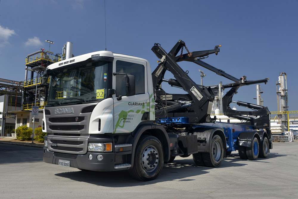 Clariant y Scania comprueben la viabilidad de los primeros camiones a etanol de América Latina