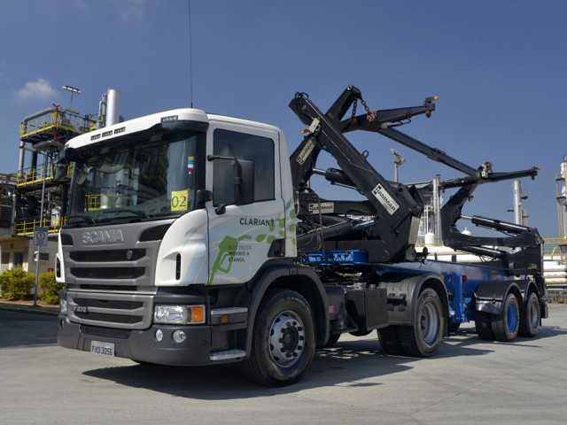 Clariant y Scania comprueben la viabilidad de los primeros camiones a etanol de América Latina