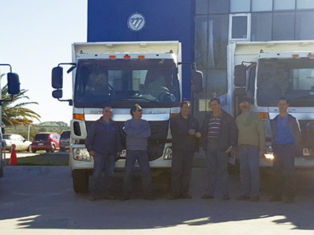 La Intendencia de Maldonado incorporó  8 camiones Foton con volcadora de fábrica
