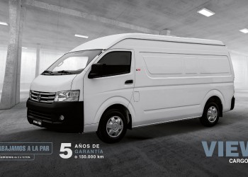 Foton View Cargo Van - Volumen de Carga: 7,9m3