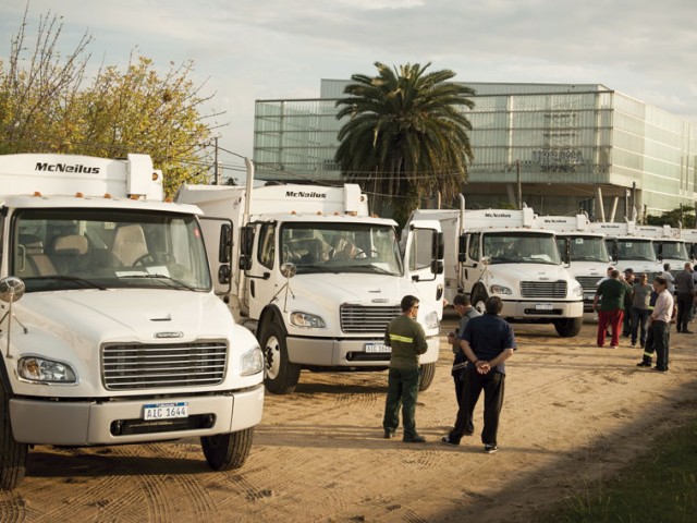 Autolider Uruguay S.A. vendió  26 camiones a la Intendencia de Canelones