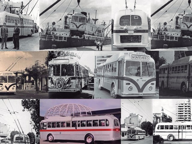 Inauguración del Sistema de Trolleybuses de Montevideo