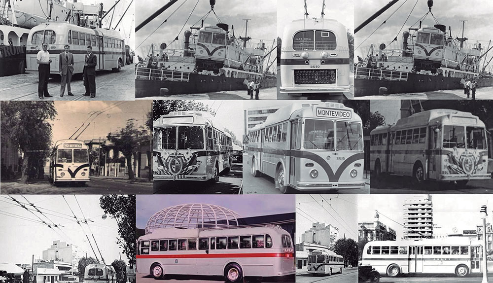 Inauguración del Sistema de Trolleybuses de Montevideo