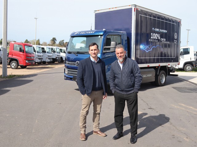 Los nuevos Volkswagen E-Delivery ya están operando en Montevideo