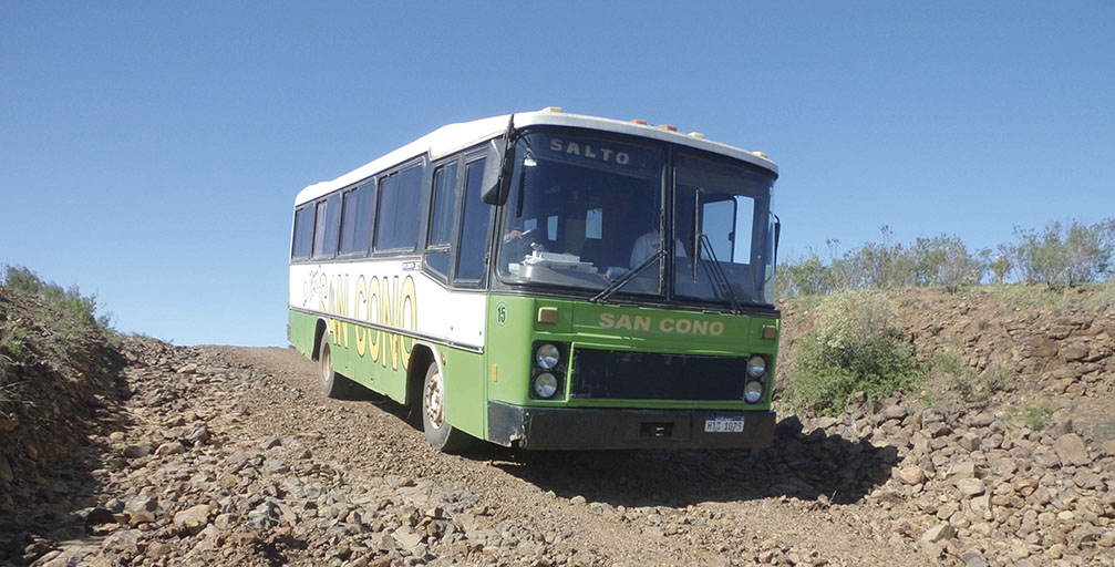 El viaje rural en ómnibus más largo del país