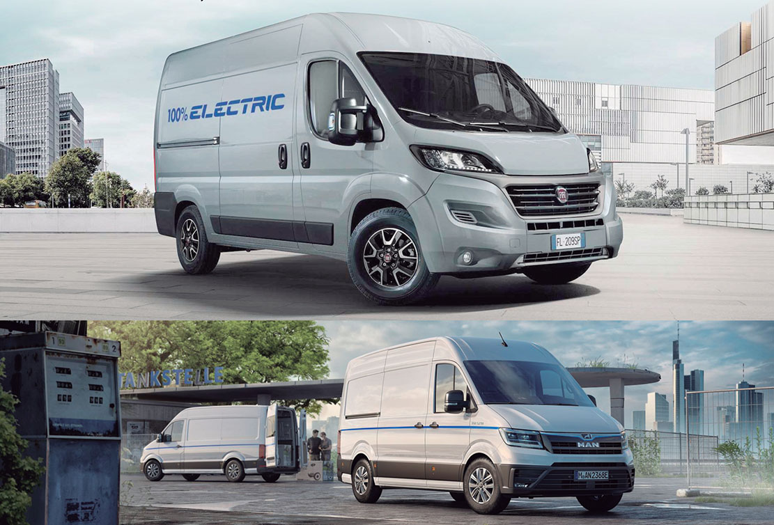 MAN eTGE y Fiat Ducato continúan avanzando en el desarrollo de vehículos eléctricos