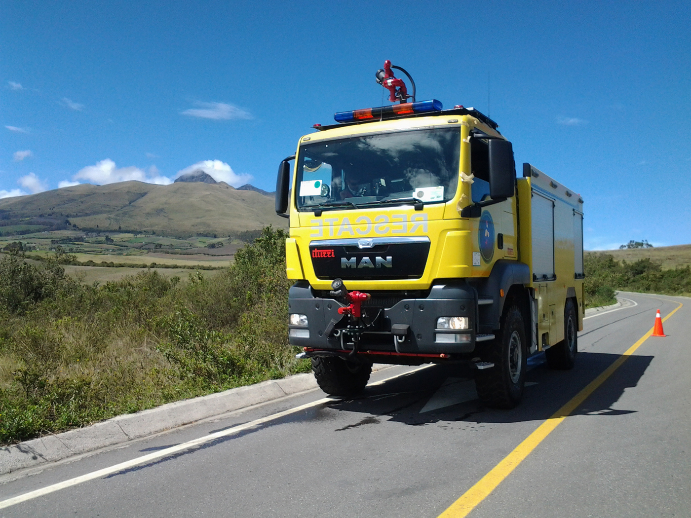 Camión rescate MAN TGS 18.440 4x4 WW en Ecuador