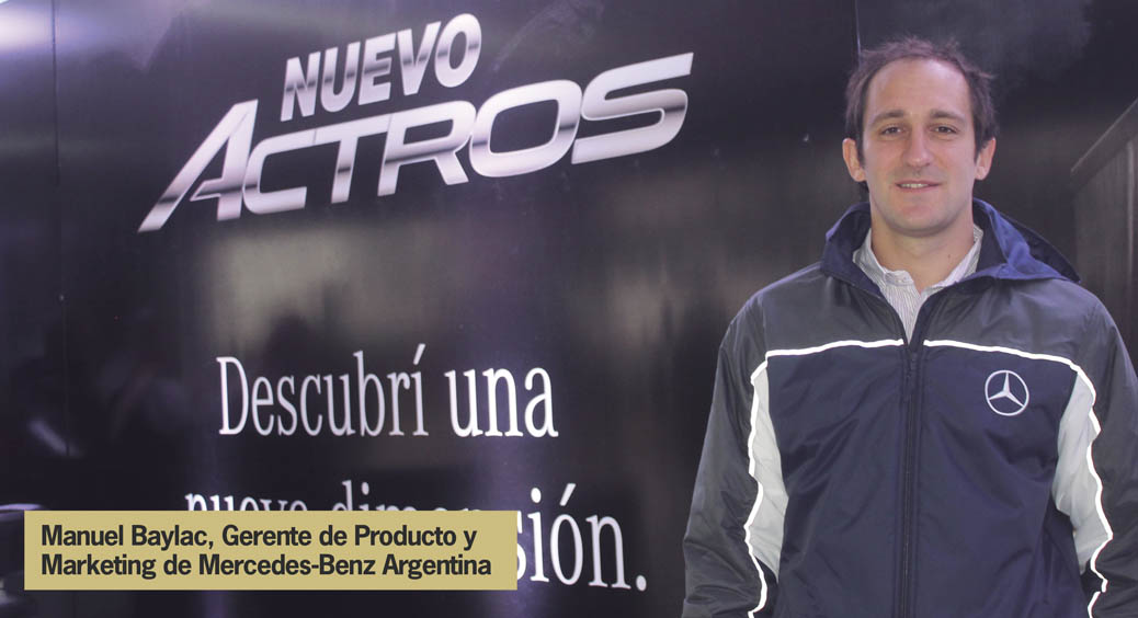 Manuel Baylac, Gerente de Producto y Marketing de Mercedes-Benz Argentina: “El objetivo con este nuevo lanzamiento es lograr también el liderazgo en el sector de los pesados”