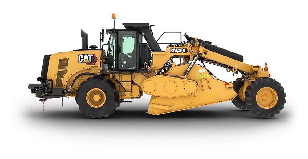 Caterpillar presenta el mezclador giratorio RM400