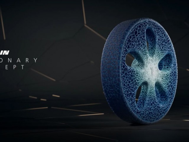 El neumático impreso en 3D, orgánico, conectado y sin aire de Michelin 