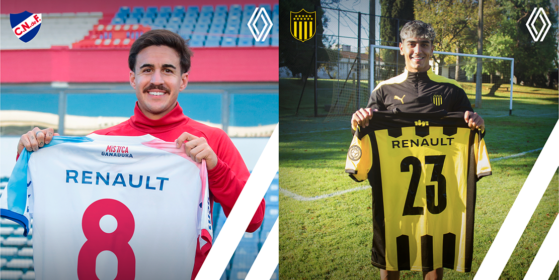 Renault será el nuevo sponsor oficial de Nacional y Peñarol