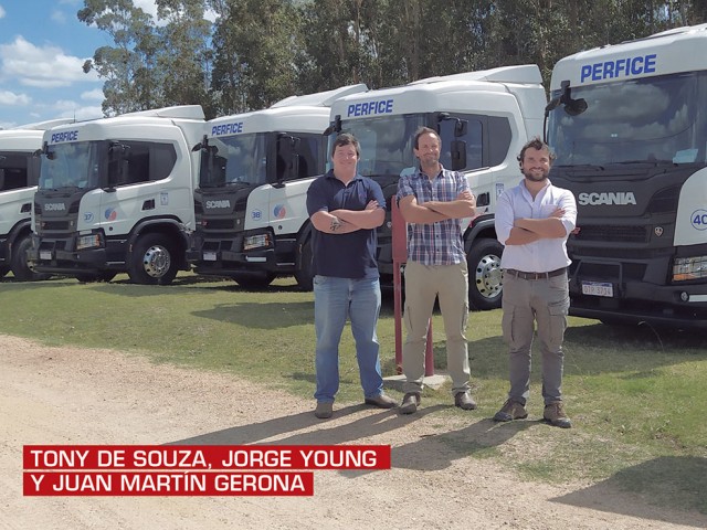 José María Durán S.A. hace entrega de 18 unidades Scania P450 XT a la transportista Perfice S.A.