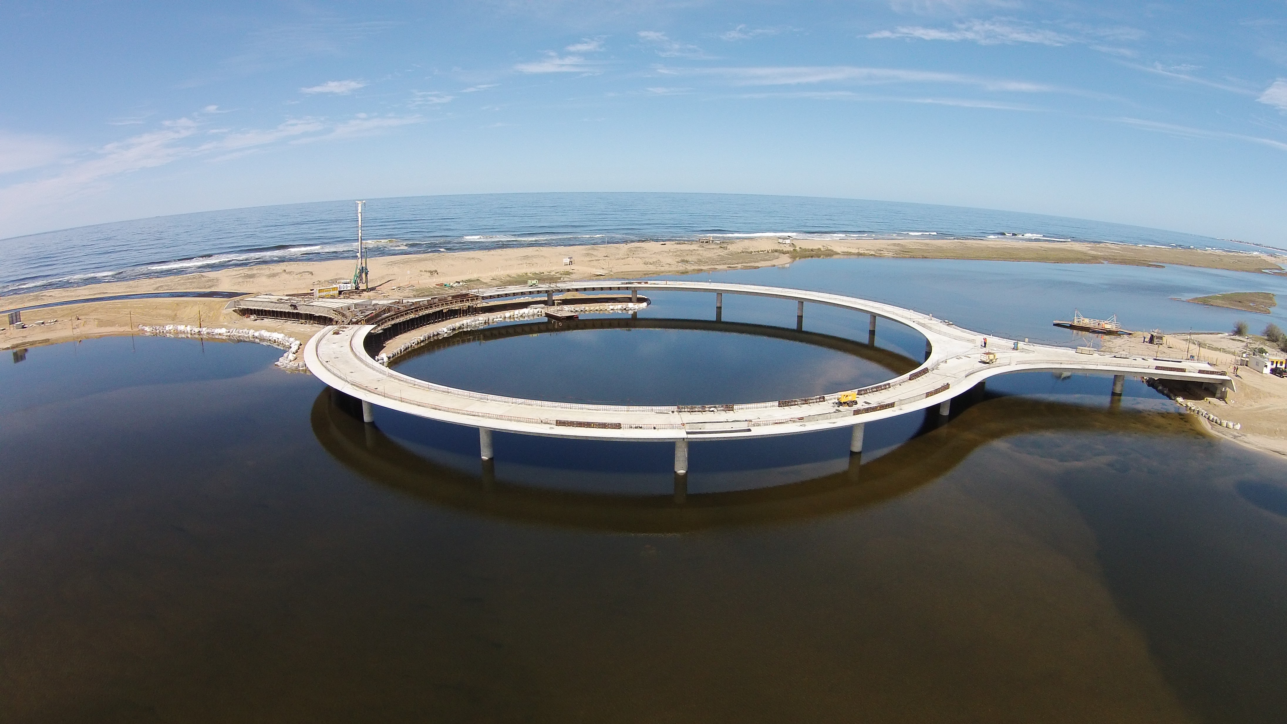 SACEEM culminó la construcción del puente  sobre Laguna Garzón