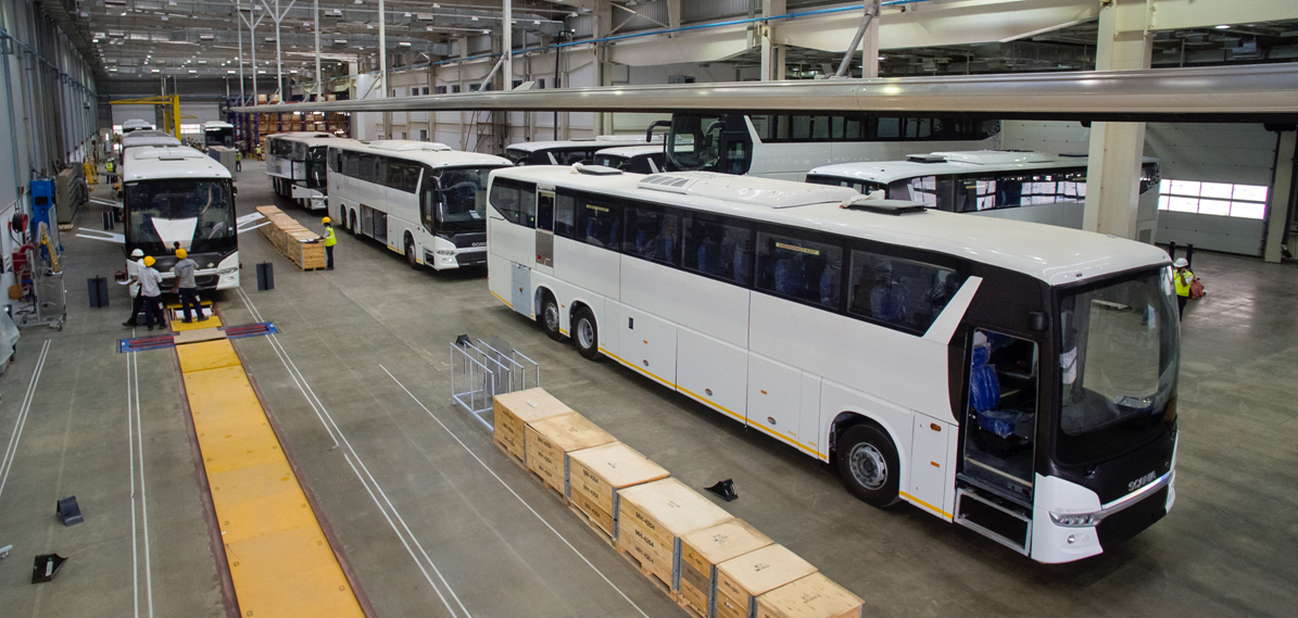 Scania ya produce buses en la India