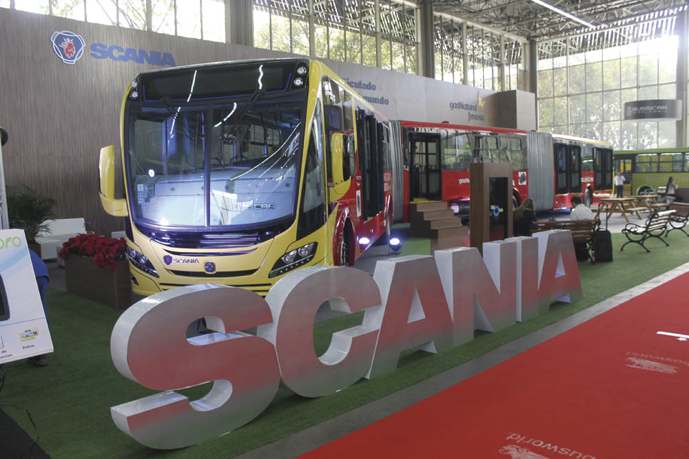 BUSWORLD LATIN AMERICA: Scania, primer bus biarticulado a gas Euro VI del mundo