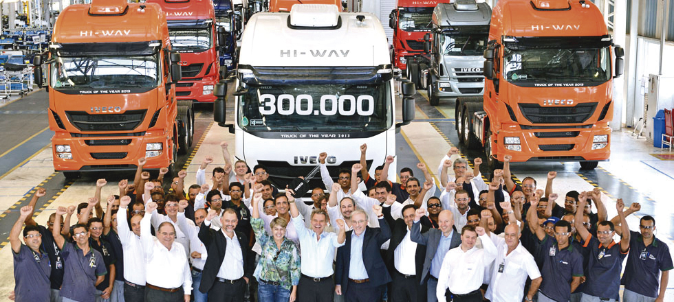 Iveco celebra 300.000 vehículos producidos en Sete Lagoas