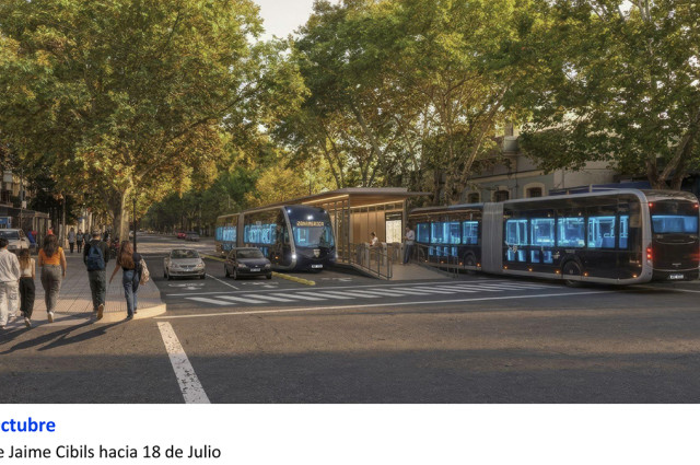 Mirá cómo será el nuevo transporte de Montevideo: los renders que lo muestran todo Mirá cómo será el nuevo transporte de Montevideo: los renders que lo muestran todo