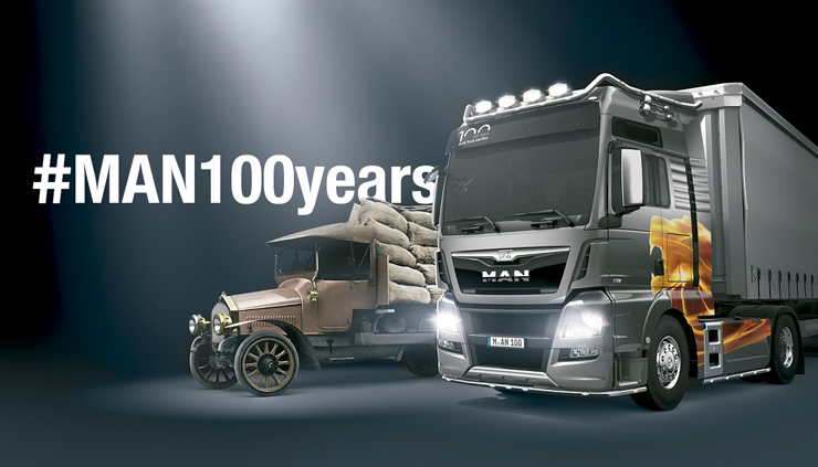 ¡Feliz aniversario, MAN Truck & Bus! 100 años de camiones y autobuses MAN