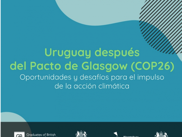 Inscribite en el evento: "Uruguay después del Pacto de Glasgow"