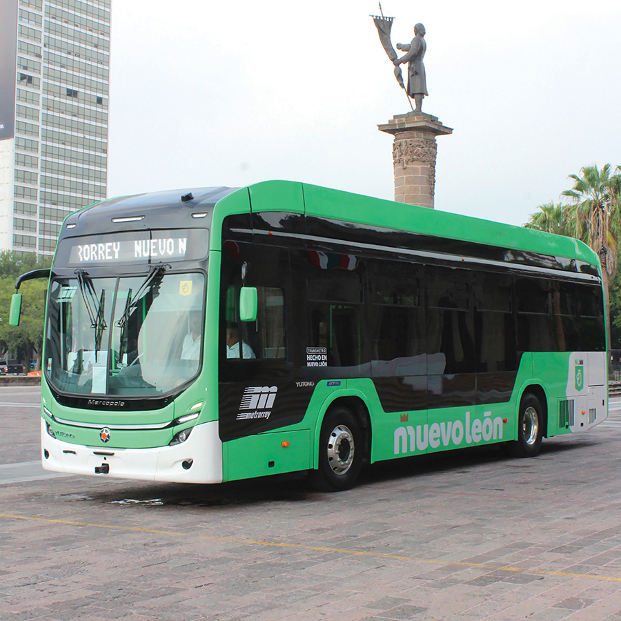 MARCOPOLO MÉXICO inicia entrega de 45 autobuses ATTIVI 100% eléctricos