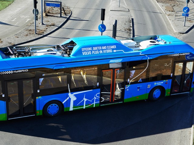 Volvo y ABB inauguran estación de carga para autobuses eléctricos basados en OppCharge 