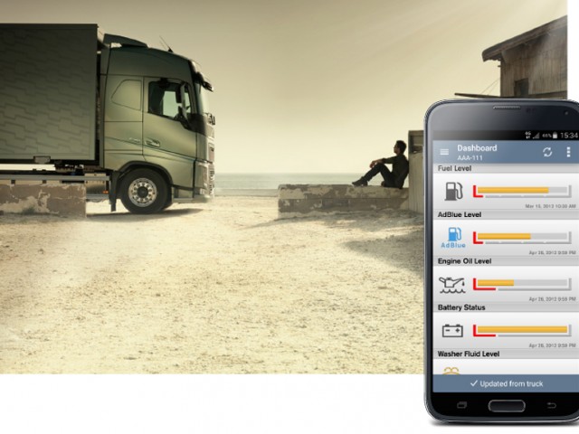 Volvo Trucks lanza My Truck, la primera aplicación que permite controlar el camión a través del móvil