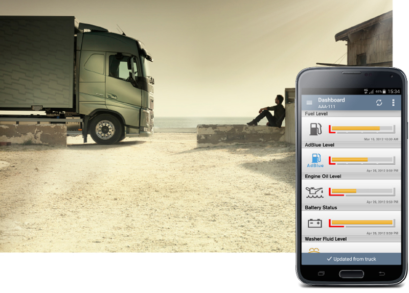 Volvo Trucks lanza My Truck, la primera aplicación que permite controlar el camión a través del móvil