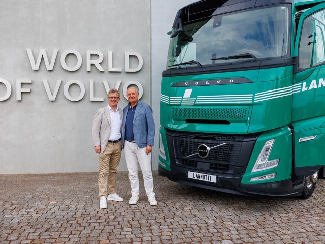 Volvo recibe un importante pedido de 1.500 camiones Volvo FH Aero del transportista italiano Lannutti