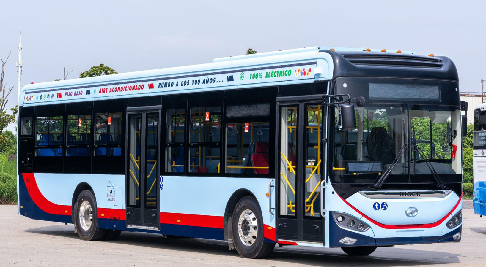 HIGER se consolida en Uruguay con 100 buses eléctricos