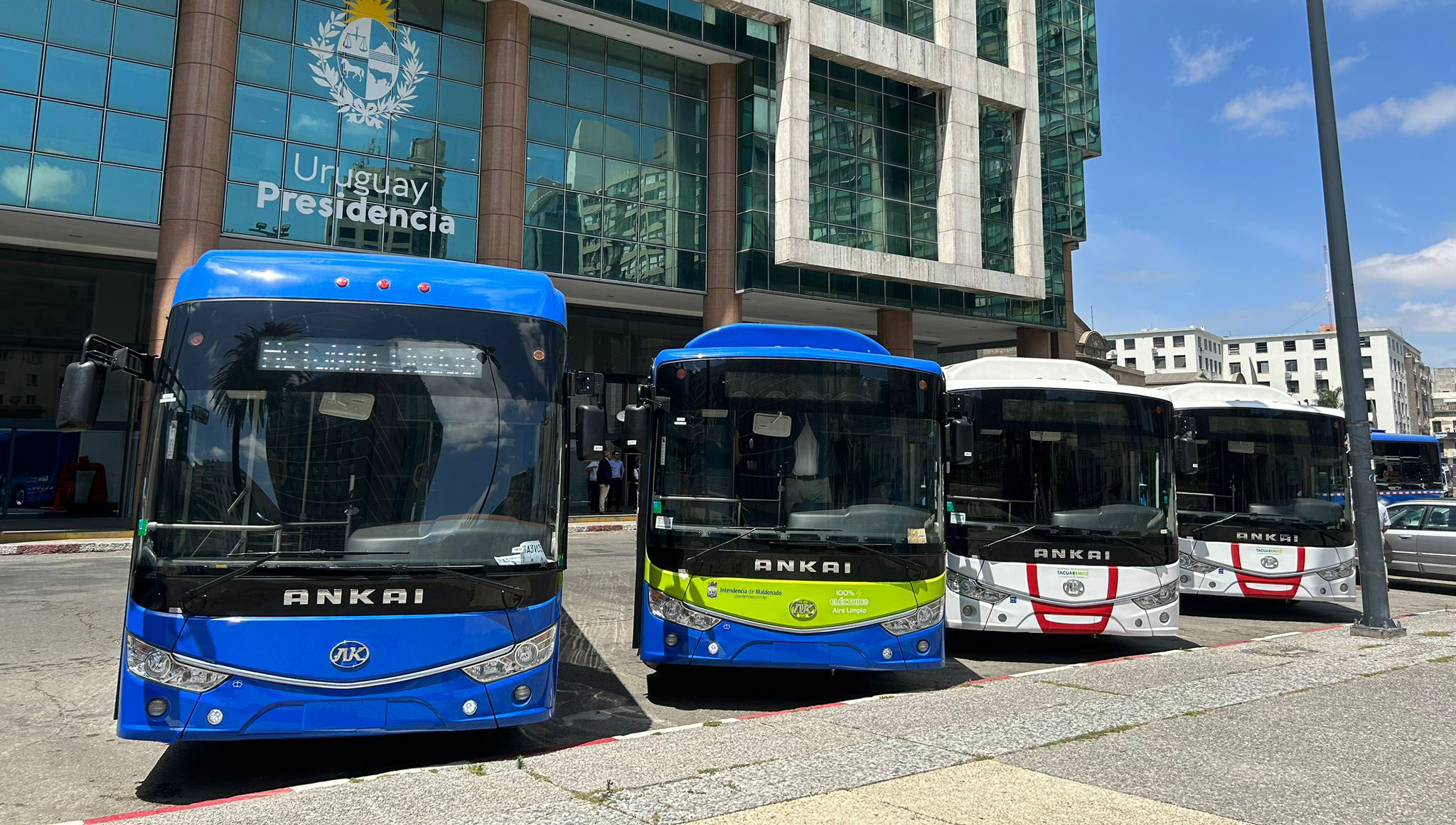 Novedades en buses eléctricos en Uruguay: ANKAI