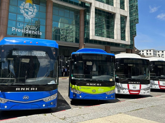 Novedades en buses eléctricos en Uruguay: ANKAI