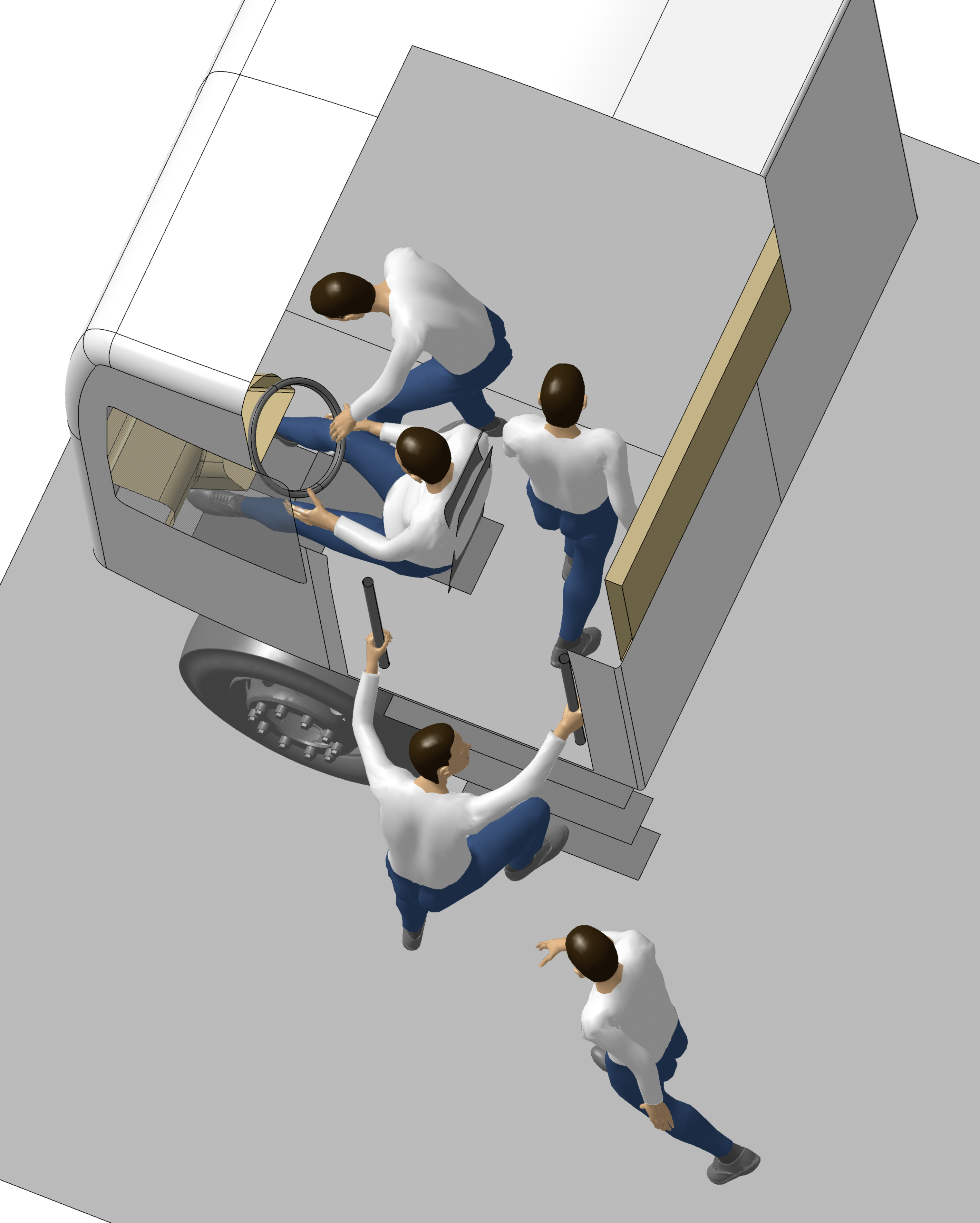 Daimler Trucks presenta su proyecto de simulación virtual en 3D