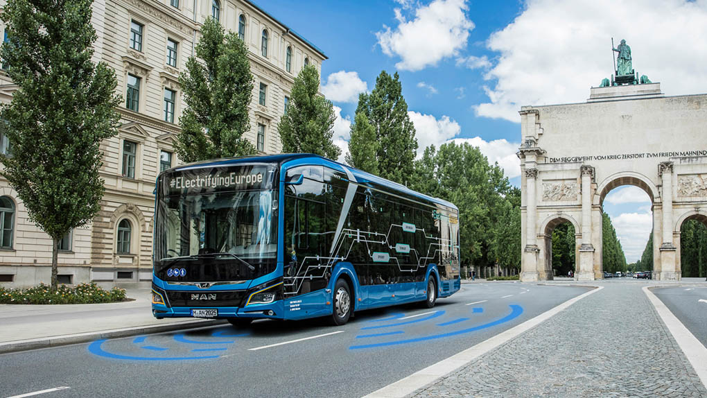El proyecto de investigación para conducción automatizada incluirá un autobús eléctrico MAN automatizado en servicio regular