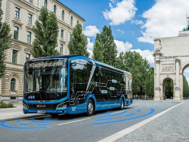 El proyecto de investigación para conducción automatizada incluirá un autobús eléctrico MAN automatizado en servicio regular