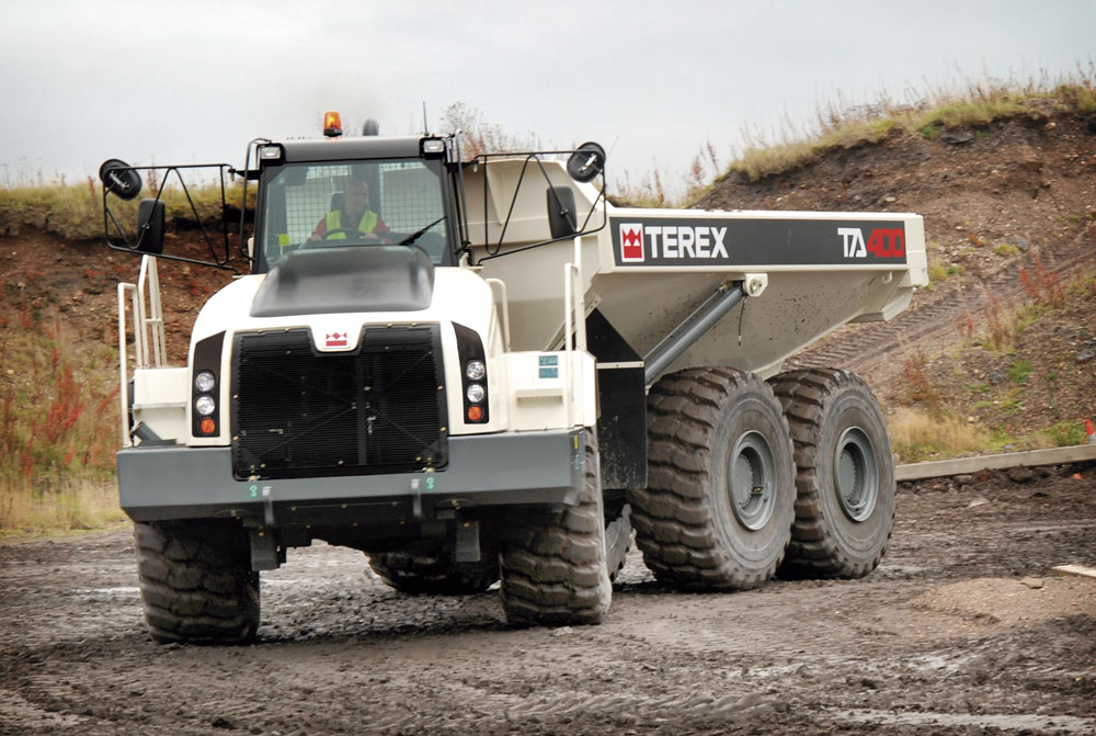 El fabricante Terex Trucks presentó el camión articulado TA300 