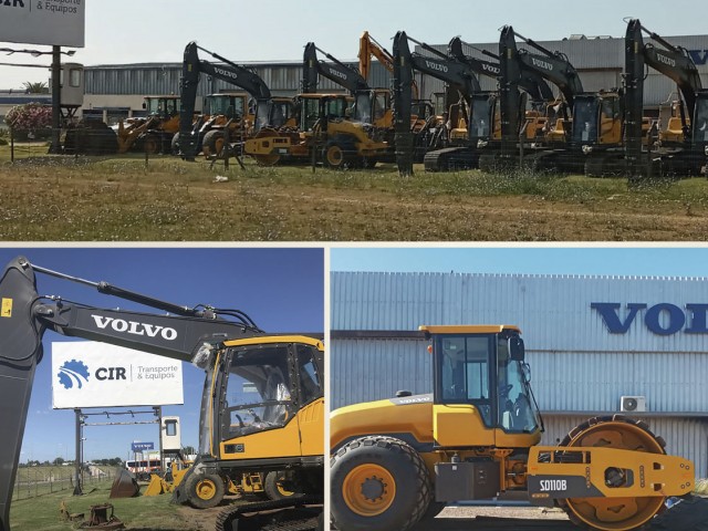 CIR Transportes & Equipos continúa entregando maquinaria Volvo en Uruguay