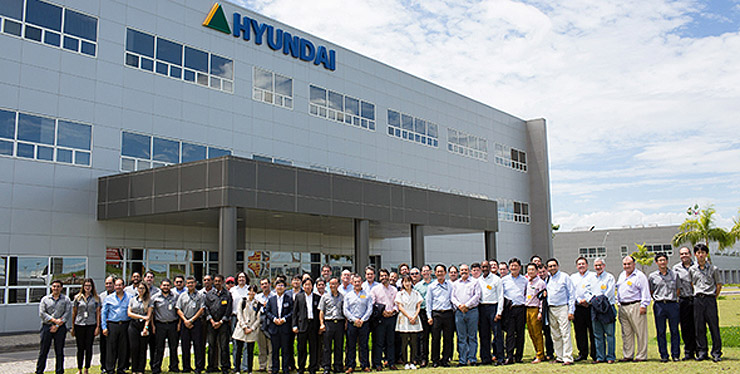 Se realizó en Brasil la Conferencia 2016 de distribuidores de Hyundai Heavy Industries 