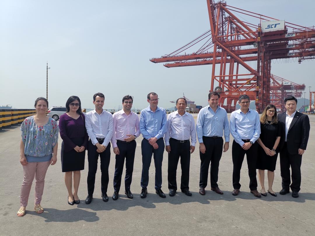 INALOG: Reunión con China Marchants Port Group, visita al puerto de Shenzhen y reunión con ejecutivo global de Huawe